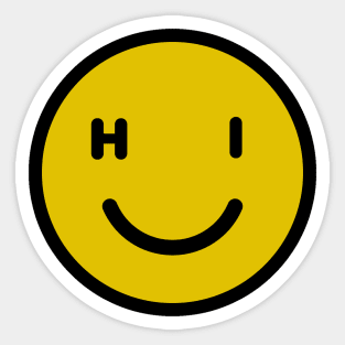 Hawaii Smiley Face Sticker